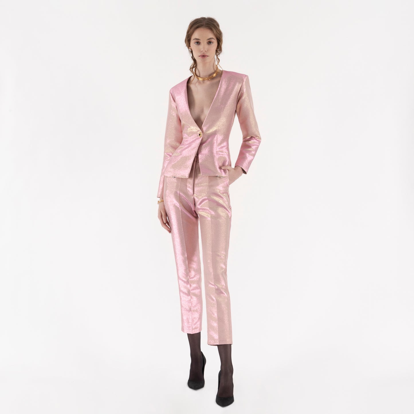 Elton Pink litmus suit